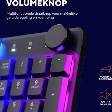 2dekans | Trust GXT 866 Torix - Mechanisch gaming, Ophalen of Verzenden, Zo goed als nieuw, Trust