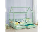 Juskys – Marli Kinderbed & Huisbed Met Bedladen – 90 x 200, Verzenden, Nieuw