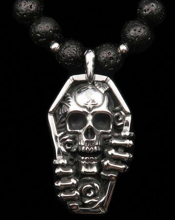 Ketting Memento Mori – Het Sarcofaag van de Crypte –