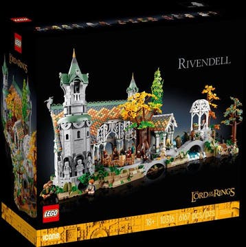 Lego Set - 10316 - The Lord of the Rings - Rivendell, Nieuw