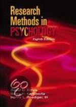 Research Methods In Psychology 9780534609764, Zo goed als nieuw