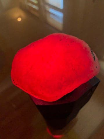 Robijn Pigeon Blood Ruby! 102 ct. Mozambique Grote