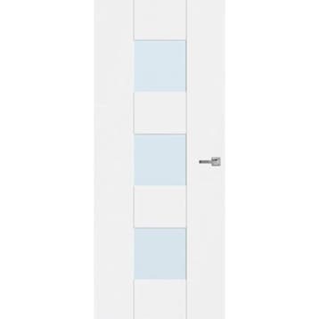 Lundia binnendeur Elise 93x211,5 (Wit, Stomp, Blankglas), 80 tot 100 cm, Binnendeur, Nieuw, Ophalen of Verzenden