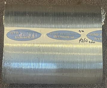 Aluminium flexibele buis 25,4 x 400 cm, Ophalen of Verzenden, Nieuw