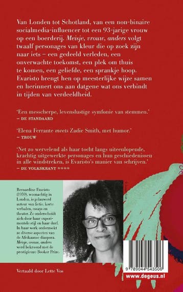 Meisje, vrouw, anders 9789044543506 Bernardine Evaristo, Verzenden, Gelezen, Bernardine Evaristo