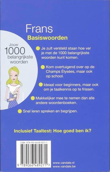 Frans / Basiswoorden / Jouw 1000 belangrijkste woorden, Verzenden, Zo goed als nieuw, Van Dale