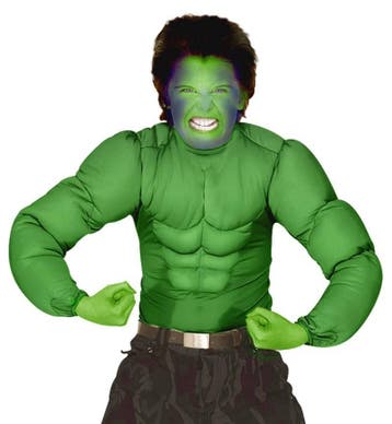 Hulk spierballen shirt kind, Ophalen of Verzenden, Nieuw