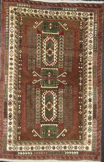 Kars Kazak - Vloerkleed - 221 cm - 146 cm - tapijt, Nieuw