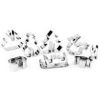 Ruhhy Kerst Snijset - 3D Koekjesvormen - Roestvrij Staal..., Ophalen of Verzenden, Nieuw