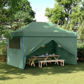 vidaXL Partytent 292 x 440 x 315 cm Groen Oxford Stof, Verzenden, Nieuw, Partytent