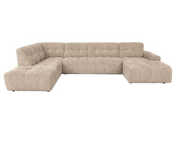 Tower Living U-bank Memphis Chaise R - 3-seater - Ottoman L, Ophalen of Verzenden, Nieuw