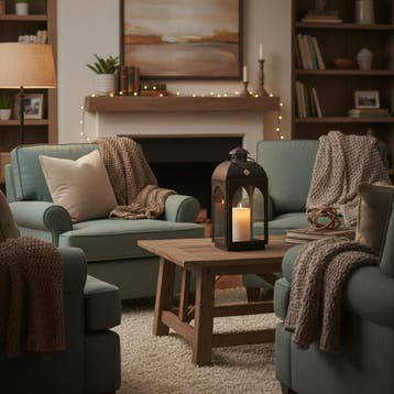 Set van 2 Capri Windlicht Antraciet Small Decoratie, Verzenden, Nieuw