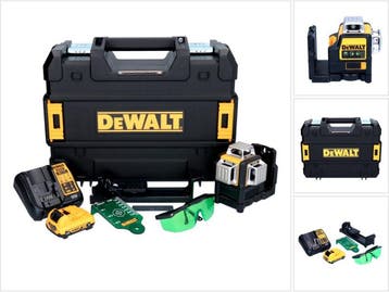 DeWalt DCE089D1G - Zelfnivellerende Kruislijnlaser - Groene, Verzenden, Zo goed als nieuw