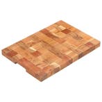 vidaXL Hakblok 50x34x3,8 cm massief acaciahout, Huis en Inrichting, Verzenden, Nieuw