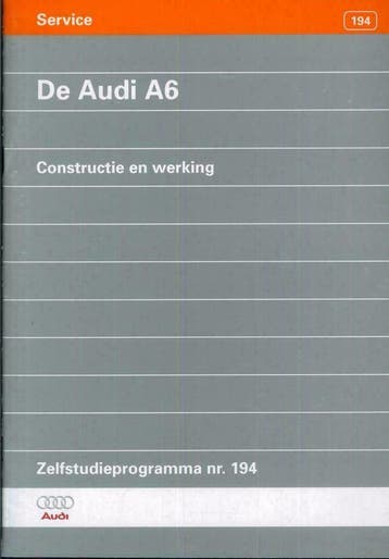 1997 Audi A6 Zelfstudieprogramma 194, Verzenden