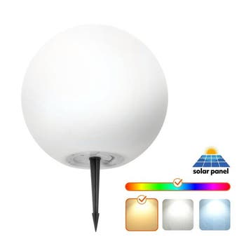 Kobi Solar Tuinlamp LED GARDEN BALL Ø30cm RGBW - op zonne.., Ophalen of Verzenden, Nieuw
