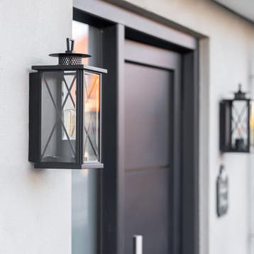 Winchester Muurlamp Zwart met LED Buitenverlichting, Verzenden, Nieuw