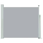 Terrasscherm grijs polyester | Tweedekansje | OP=OP, 100 tot 150 cm, Ophalen of Verzenden, Zo goed als nieuw, 200 cm of meer