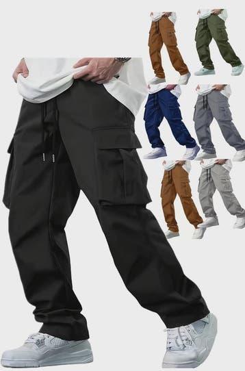 Herfst/Winter Heren Cargo Broek met Multi-Pocket en Tailleba, Verzenden, Nieuw