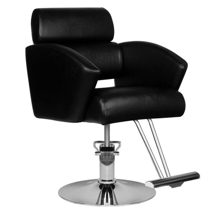 Hair System HS02 Kappersstoel Zwart – Hydraulisch, Huis en Inrichting, Stoelen, Ophalen of Verzenden