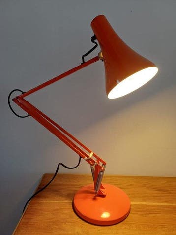 Herbert terry - Bureaulamp - Staal, Aluminium -, Antiek en Kunst