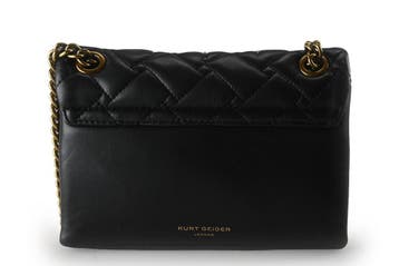Kurt Geiger London Schoudertas Zwart, Verzenden, Zo goed als nieuw, Zwart