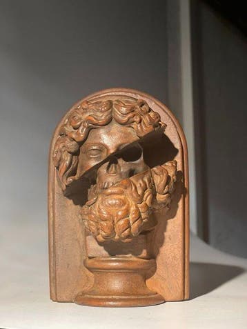 Beeldje - Sculpture of Zeus from Ancient Greek Mythology -, Antiek en Kunst