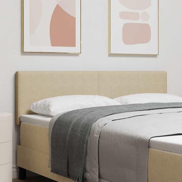 Bed Hoofdeinde 160cm Corduroy | Tweedekansje | OP=OP, Tweepersoons, Ophalen of Verzenden, Modern, minimalistisch, 160 cm
