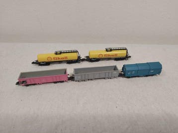 Märklin Z - Modeltrein goederenwagon (5) - verschillende -, Nieuw