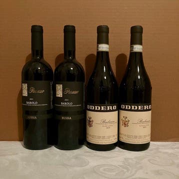 2021 x2 “Bussia”, Parusso Barolo & 2023 x2 “Gallina” Oddero, Nieuw
