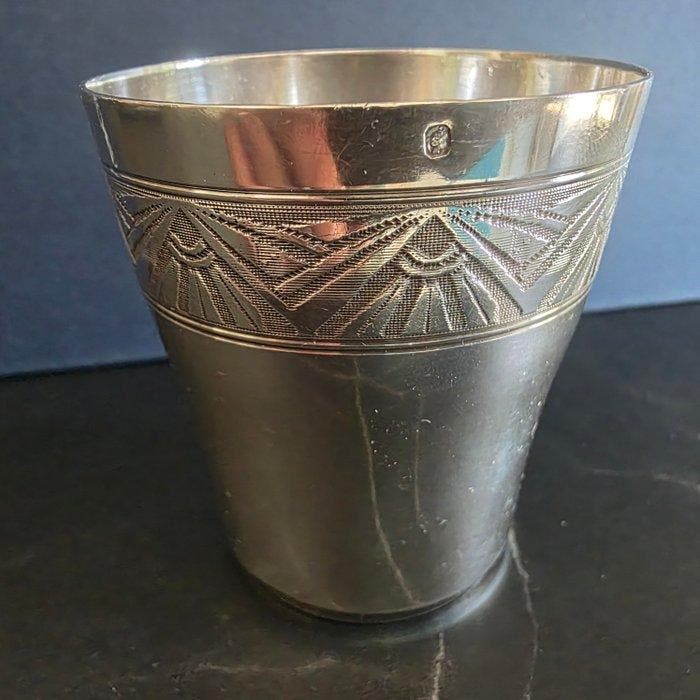 Argent massif 950 - Minerve - Beker - .950 zilver - Timbale, Antiek en Kunst, Antiek | Goud en Zilver