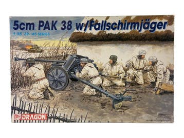 5cm PAK 38 w/Fallschirmjager (zonder figuren), Verzenden, Nieuw