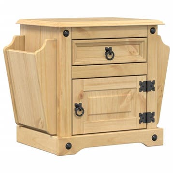 Houten Nachtkastje 45cm | Tweedekansje | Laatste Stuk!, Ophalen of Verzenden, Zo goed als nieuw, 45 tot 65 cm, Minder dan 55 cm