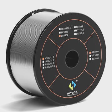 HITBOX Aluminium MIG Flux Cored Lasdraad 1.0mm - 0.5KG (ER53, Verzenden, Nieuw