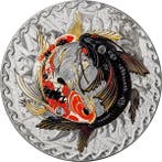 Niue. 1 Dollar 2024 Koi Fish Meteorite Coin Aletai, 1 Oz