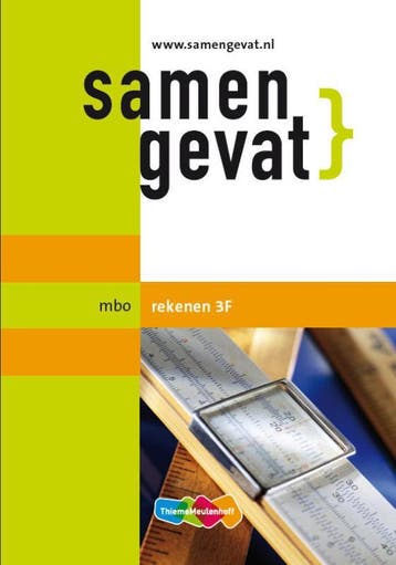 Samengevat   Rekenen 3F Mbo 9789006840490, Zo goed als nieuw