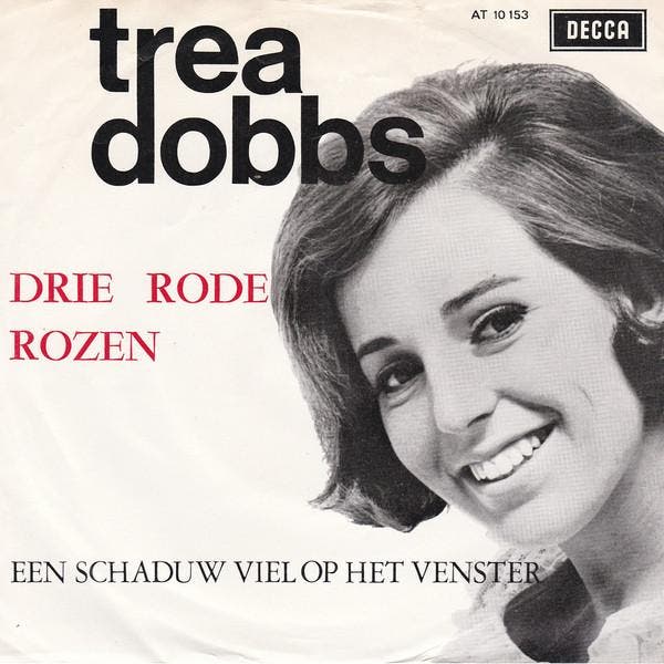 vinyl single 7 inch - Trea Dobbs - Drie Rode Rozen, Cd's en Dvd's, Vinyl Singles, Zo goed als nieuw, Verzenden