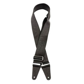 Fender 996970006 2 gitaarband, geperst leer, zwart, Ophalen of Verzenden, Nieuw