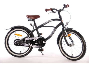 Volare Black Cruiser - Kinderfiets - 18 Inch - Jongens -, Verzenden, Nieuw, Volare