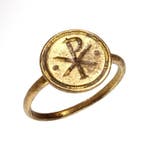 Byzantijns Goud Ring met PX