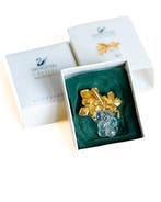 Swarovski - Kristal, Verguld - Broche - druif