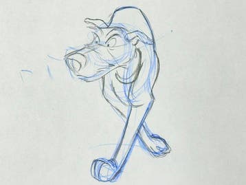 Walt Disney - Originele tekenfilmtekening van Chief (40 x 32, Nieuw