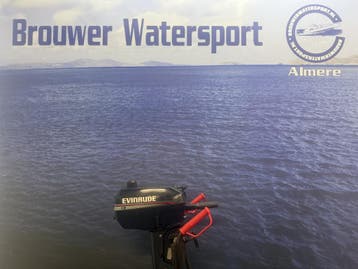 Evinrude 4 pk buitenboordmotor | 2 cilinder | 2 takt, Minder dan 5 pk, Ophalen of Verzenden, Zo goed als nieuw, Buitenboordmotor