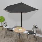 vidaXL Balkonparasol half met aluminium paal 270x144 cm, Tuin en Terras, Verzenden, Nieuw, 2 tot 3 meter