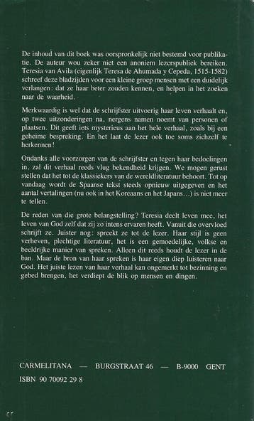 Mijn leven 9789070092290 Teresia Avila, Boeken, Verzenden, Gelezen, Teresia Avila