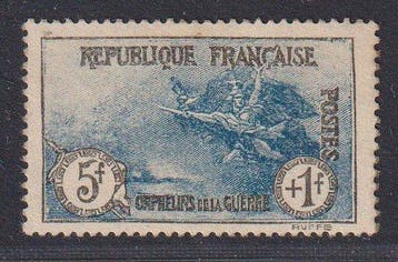 Frankrijk 1917 - Oorlogswezen - Stanley Gibbons SG371 - 377, Gestempeld