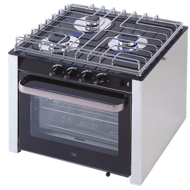 Allpa kooktoestel met oven - 3 pitten - glasplaat, Watersport en Boten, Bootonderdelen, Ophalen of Verzenden