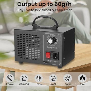 Professionele Ozon Generator 60g/h - Krachtige Luchtzuiveraa, Verzenden, Nieuw