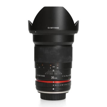 Samyang Optics 35mm f/1.4 ED AS UMC AE (Olympus), Ophalen of Verzenden, Zo goed als nieuw