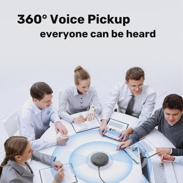 EMEET USB Conferentie Speakerphone met 360° Microfoon voor O, Computers en Software, Pc speakers, Verzenden, Nieuw